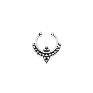 Faux Septum Ring • Rhodium plated
